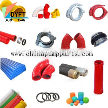 constriuction building pipe fittings china supplier distributor 5' concrete pump pipe fittings polyurethane gasket